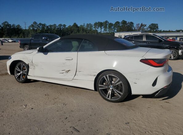 WBA23AT09NCJ87775 2022 BMW 4 SERIES White Trasero izquierdo
