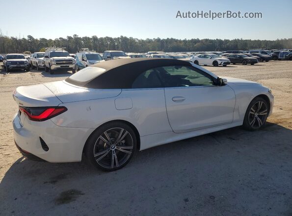 WBA23AT09NCJ87775 2022 BMW 4 SERIES White Trasero derecho