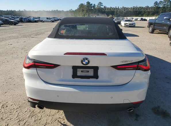 WBA23AT09NCJ87775 2022 BMW 4 SERIES White Vista trasera