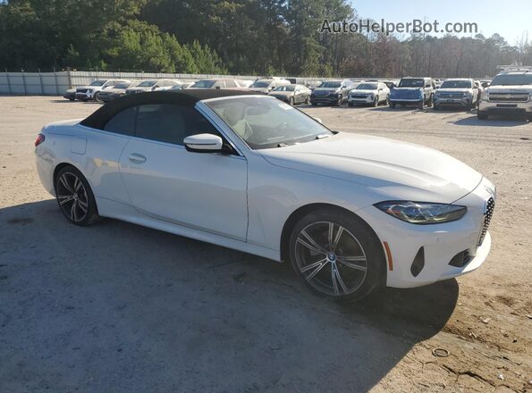WBA23AT09NCJ87775 2022 BMW 4 SERIES White Delantero derecho