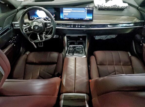 WBA23EH06RCR14456 2024 BMW 7 SERIES Gray წინა პანელის ხედი