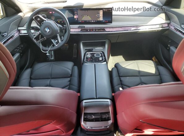 WBA23EH07PCM68864 2023 BMW 7 SERIES Черный Вид панели приборов