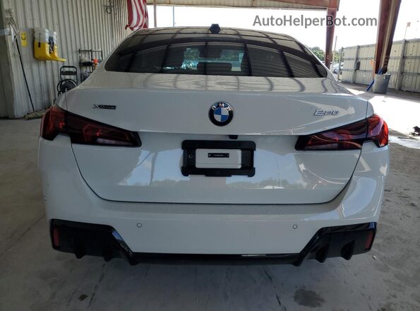 WBA23GG03S7S84682 2025 BMW 2 SERIES White უკანა ხედი