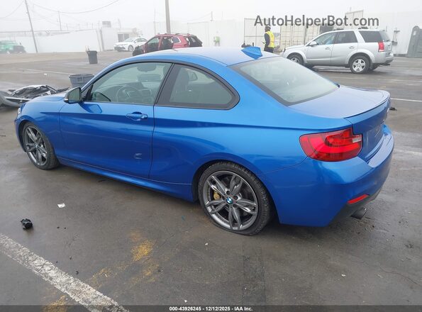 WBA2G1C58HV638834 2017 BMW M2 Blue Rear left