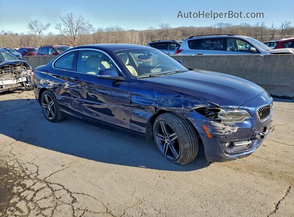 WBA2H9C32H7A25769 2017 BMW 2 SERIES Blue Передня права чверть
