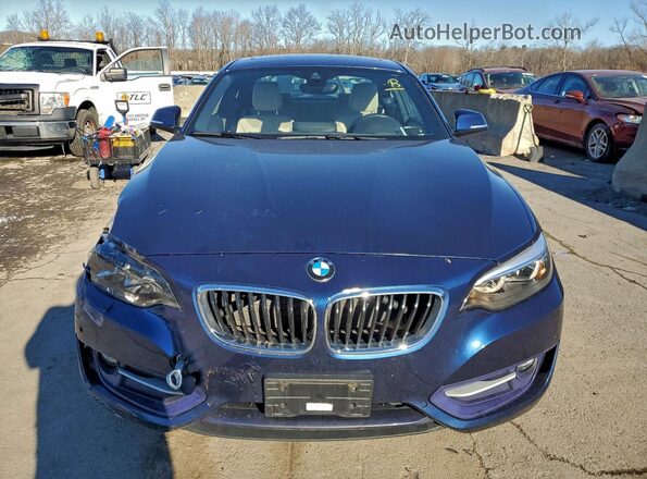 WBA2H9C32H7A25769 2017 BMW 2 SERIES Blue Вид спереду
