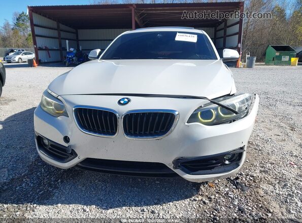 WBA2J1C55JVD08854 2018 BMW 2 SERIES Белый Вид щитка приборов