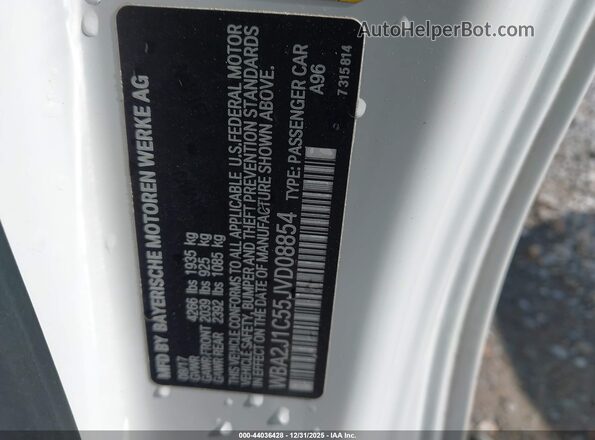 WBA2J1C55JVD08854 2018 BMW 2 SERIES Белый Вид подкапотного пространства