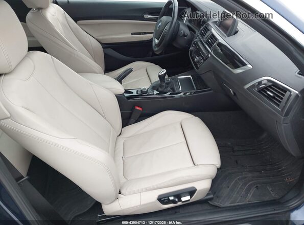 WBA2J1C57K7D45622 2019 BMW 2 SERIES Blue წინა სალონის ხედი