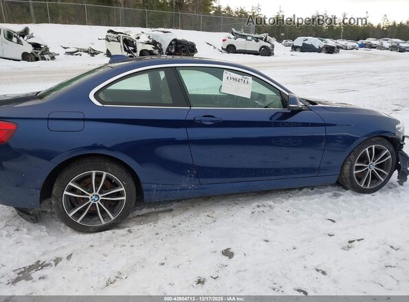 WBA2J1C57K7D45622 2019 BMW 2 SERIES Blue უკანა სალონის ხედი