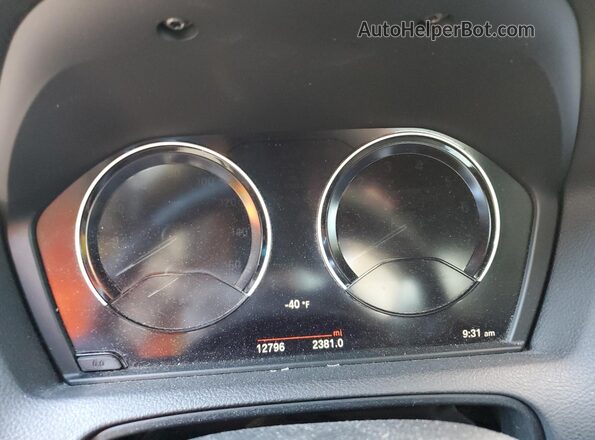 WBA2J3C05L7F62085 2020 BMW 2 SERIES White Вид щитка приладів