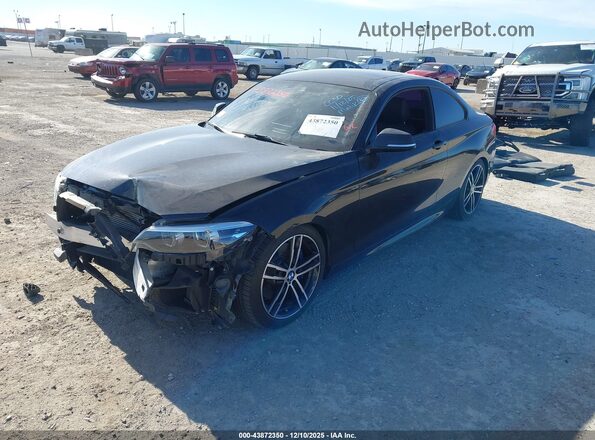 WBA2J5C55K7D12643 2019 BMW M2 Black წინა მარცხენა ხედი სამი მეოთხედიდან