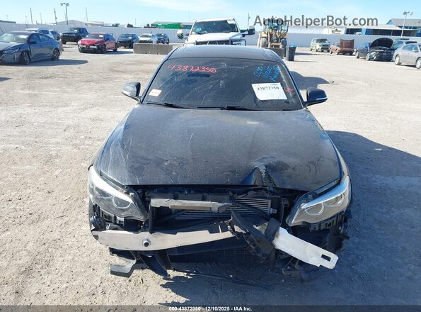 WBA2J5C55K7D12643 2019 BMW M2 Black უკანა სალონის ხედი