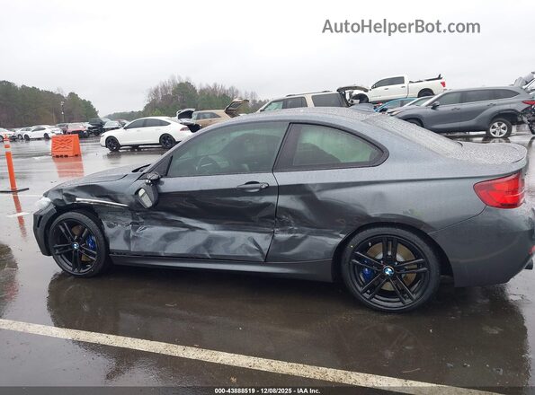 WBA2J7C07M7H87973 2021 BMW M2 Gray Widok wnętrza z tyłu