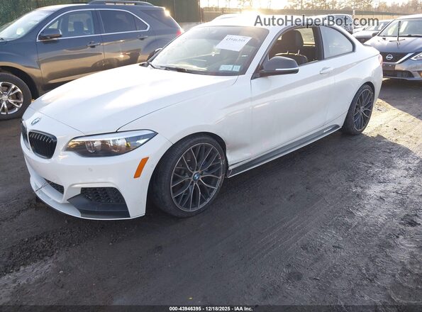 WBA2J7C55KVD61266 2019 BMW M2 White წინა მარცხენა ხედი სამი მეოთხედიდან