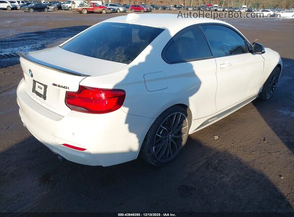 WBA2J7C55KVD61266 2019 BMW M2 White უკანა მარჯვენა