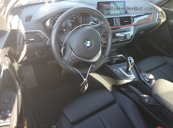 WBA2K1C05L7F99459 2020 BMW 2 SERIES Black წინა პანელის ხედი