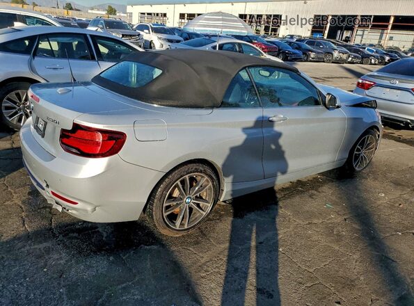 WBA2K1C0XL7G07443 2020 BMW 2 SERIES Серебряный Задняя правая четверть