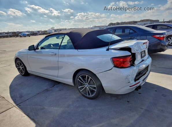 WBA2K1C50JVD41726 2018 BMW 2 SERIES White Trasero izquierdo