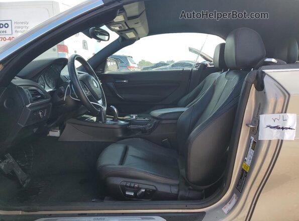 WBA2K9C35H7A26285 2017 BMW 2 SERIES Tan წინა სალონის ხედი