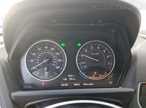 WBA2K9C3XHV950617 2017 BMW 2 SERIES Black Vista del cuadro de instrumentos