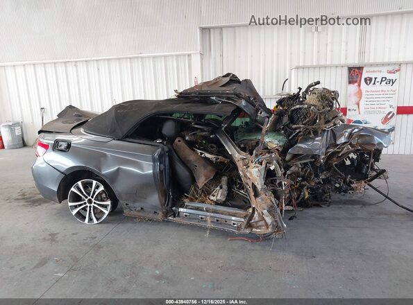 WBA2M7C55JVD51181 2018 BMW 2 SERIES Gray Вид задньої частини салону