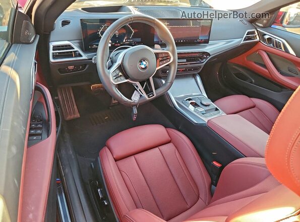 WBA33DB03TCV79218 2026 BMW 4 SERIES Red Dashboard view