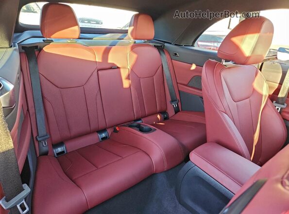 WBA33DB03TCV79218 2026 BMW 4 SERIES Red Rear seats view