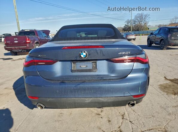 WBA43AT02PCL30691 2023 BMW 4 SERIES Синий Вид сзади