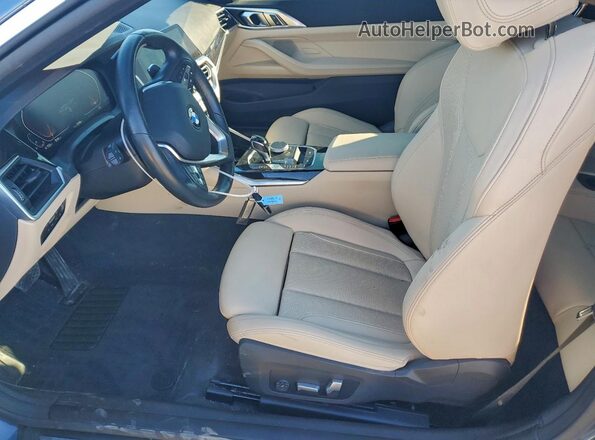 WBA43AT02PCL30691 2023 BMW 4 SERIES Синий Вид салона спереди