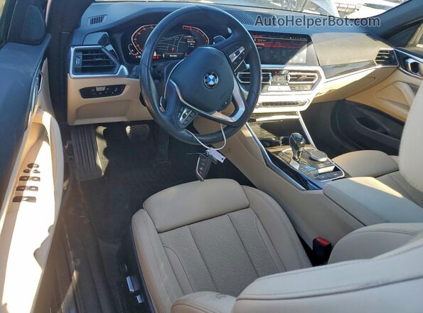WBA43AT02PCL30691 2023 BMW 4 SERIES Синий Вид панели приборов