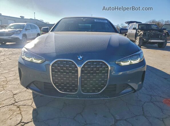 WBA43AT02PCL30691 2023 BMW 4 SERIES Синий Вид спереди