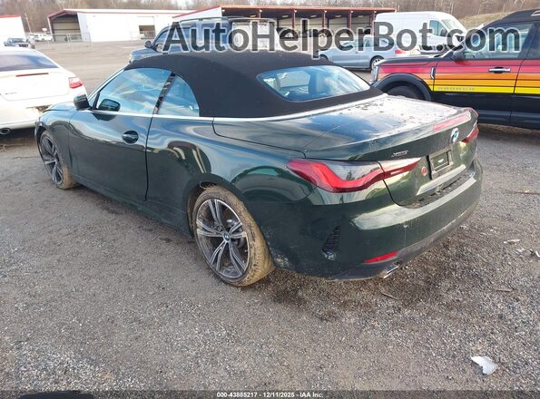 WBA43AT06PCL26031 2023 BMW 4 SERIES Green Trasero izquierdo