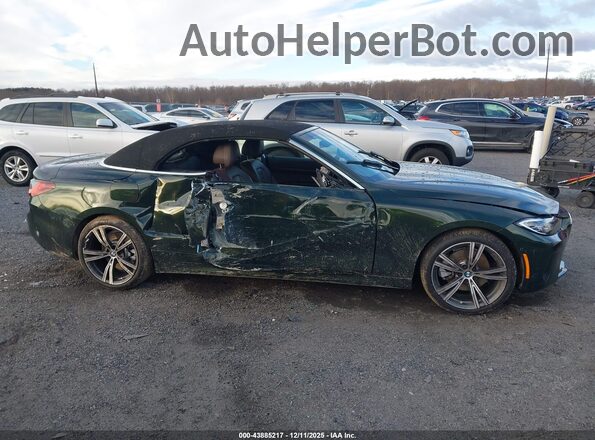WBA43AT06PCL26031 2023 BMW 4 SERIES Green Vista interior trasera