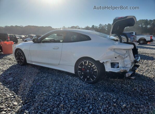 WBA43DA02SCU06486 2025 BMW 4 SERIES White Trasero izquierdo