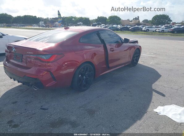 WBA43DA0XTCW62991 2026 BMW 4 SERIES Красный Задняя правая четверть