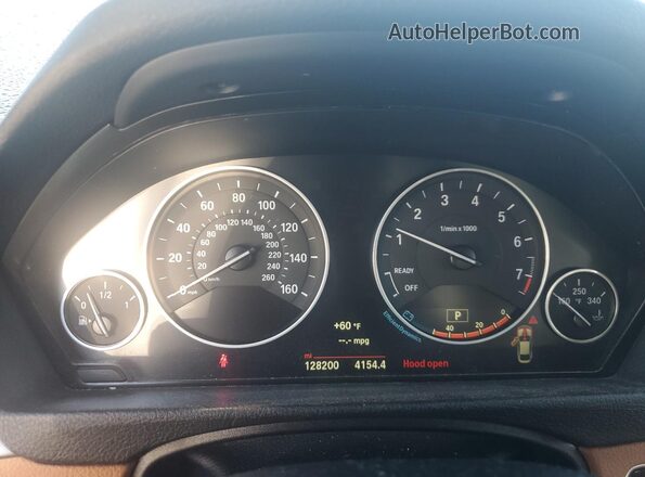 WBA4A9C50GGL89232 2016 BMW 4 SERIES White Вид щитка приладів