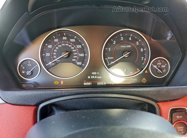 WBA4A9C58GG508256 2016 BMW 4 SERIES Black Vista del cuadro de instrumentos