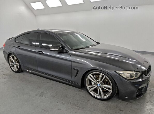 WBA4B1C54GG242913 2016 BMW 4 SERIES Gray Front right