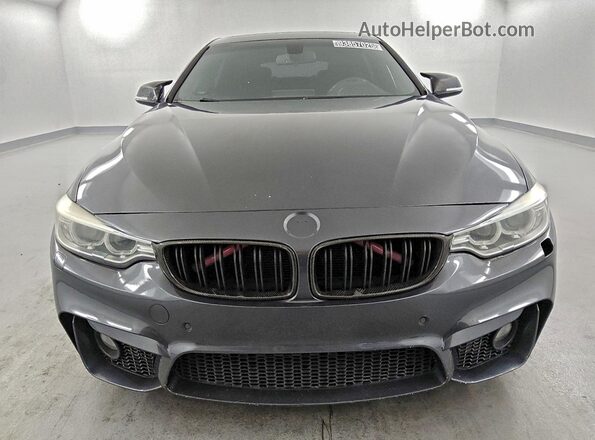 WBA4B1C54GG242913 2016 BMW 4 SERIES Gray Front view