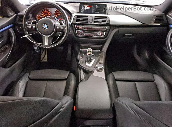 WBA4B1C54GG242913 2016 BMW 4 SERIES Gray Dashboard view