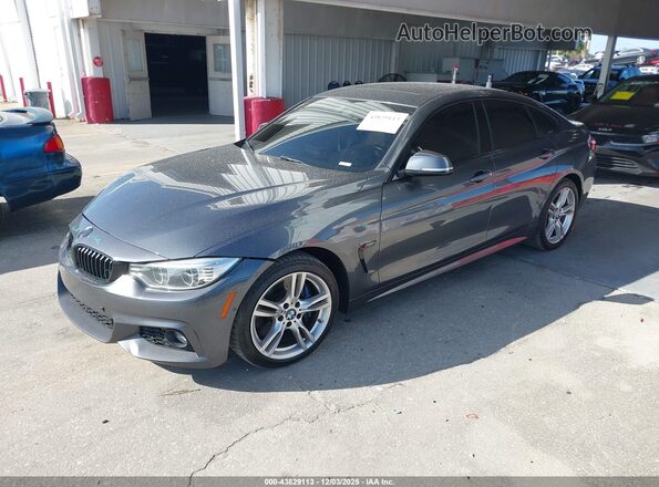 WBA4F7C30HG789278 2017 BMW 4 SERIES Gray წინა მარცხენა ხედი სამი მეოთხედიდან