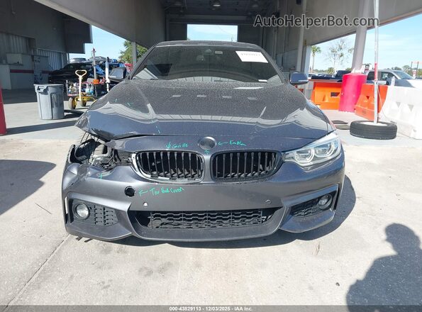 WBA4F7C30HG789278 2017 BMW 4 SERIES Gray უკანა სალონის ხედი