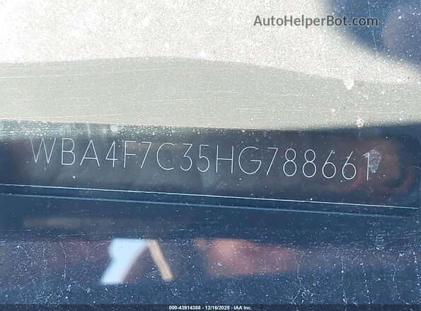 WBA4F7C35HG788661 2017 BMW 4 SERIES Black 