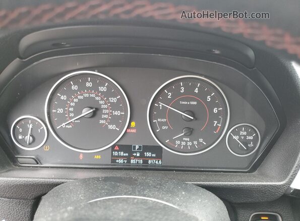 WBA4F9C33HG812824 2017 BMW 4 SERIES Silver ხელსაწყოთა პანელის ხედი