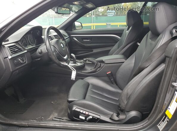 WBA4U7C50H5H19477 2017 BMW 4 SERIES Gray წინა სალონის ხედი