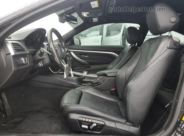 WBA4W9C52JAC08923 2018 BMW 4 SERIES Black Widok wnętrza z przodu