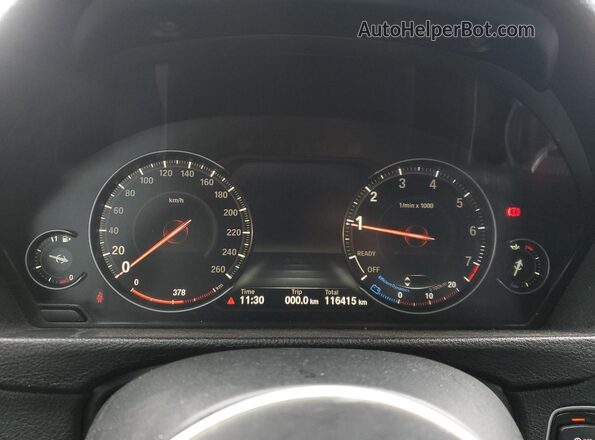 WBA4W9C52JAC08923 2018 BMW 4 SERIES Black Widok zestawu wskaźników