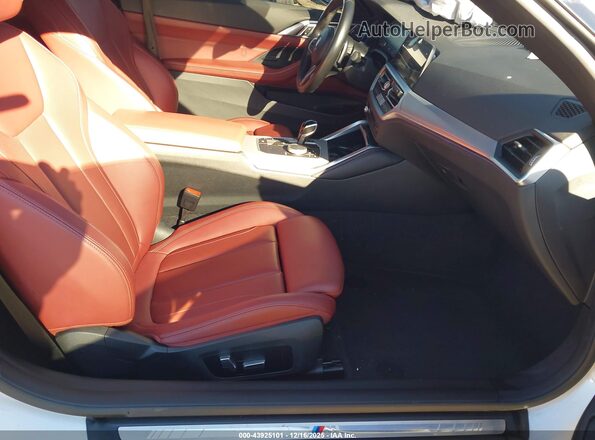 WBA53AP00PCM84766 2023 BMW 4 SERIES Белый Вид салона спереди