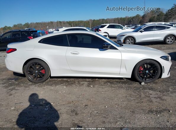 WBA53AP00PCM84766 2023 BMW 4 SERIES Белый Вид задней части салона